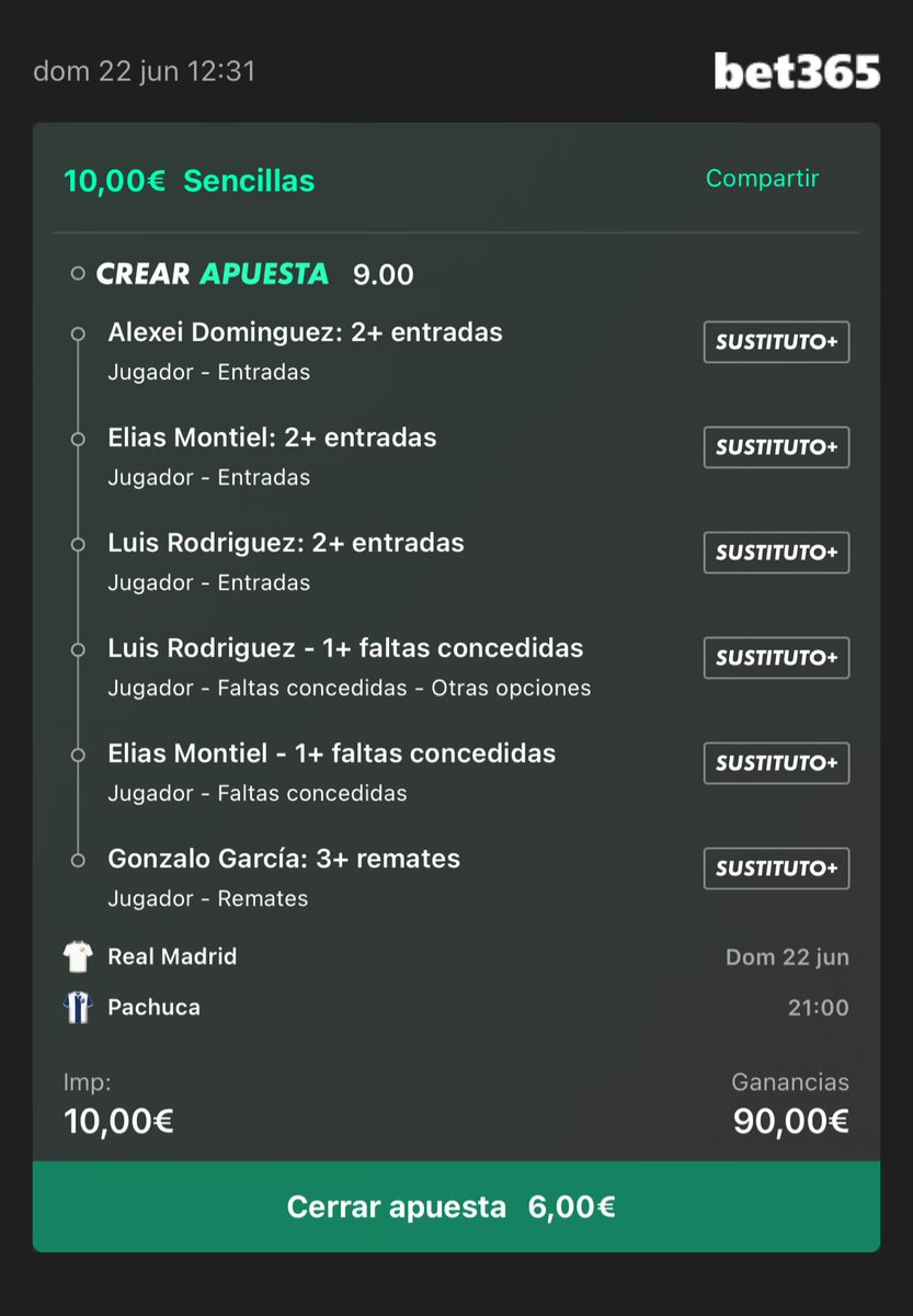 🇪🇸 Real Madrid - Pachuca 🇲🇽

Haremos 3 seguidas…? 

❤️ Si la sigues