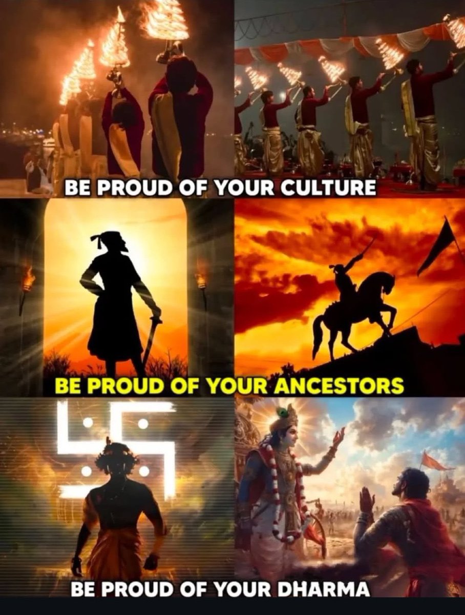 Sanatan is not just a belief, it’s our identity. Own it Proudly🧡🚩