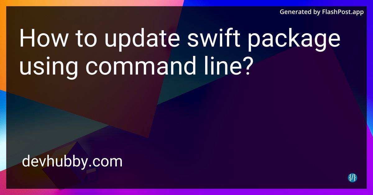 JordanKEurope's tweet image. Will updating Swift package finally make my code write itself?

Source: devhubby.com/thread/how-to-…

#iOSProgramming #iOSDevelopment #SoftwareDevelopment #Developer #package #command