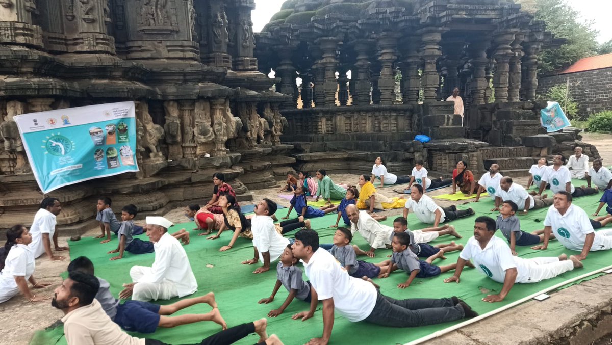 kaniph's tweet image. Maharshi Patanjali Yoga &amp;amp; Research Foundation, Kolhapur 
#IDY2025 #Yoga #MDNIY #YogaDay2025 #HaritYoga #Yogapractice #khidrapur