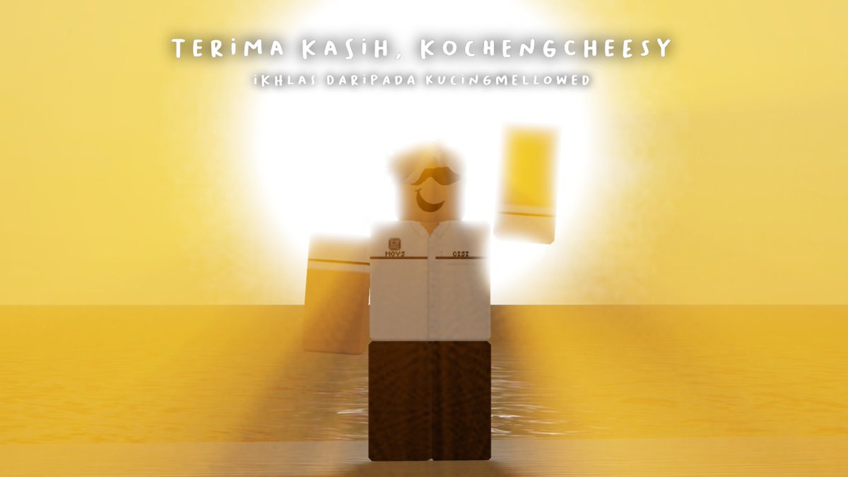 Terima kasih, <a href="/KochengCheesy/">Cisi</a>.
Ku minta maaf jika saya ada lakukan kesilapan. Selamat menduduki SPM dan semoga berjaya.