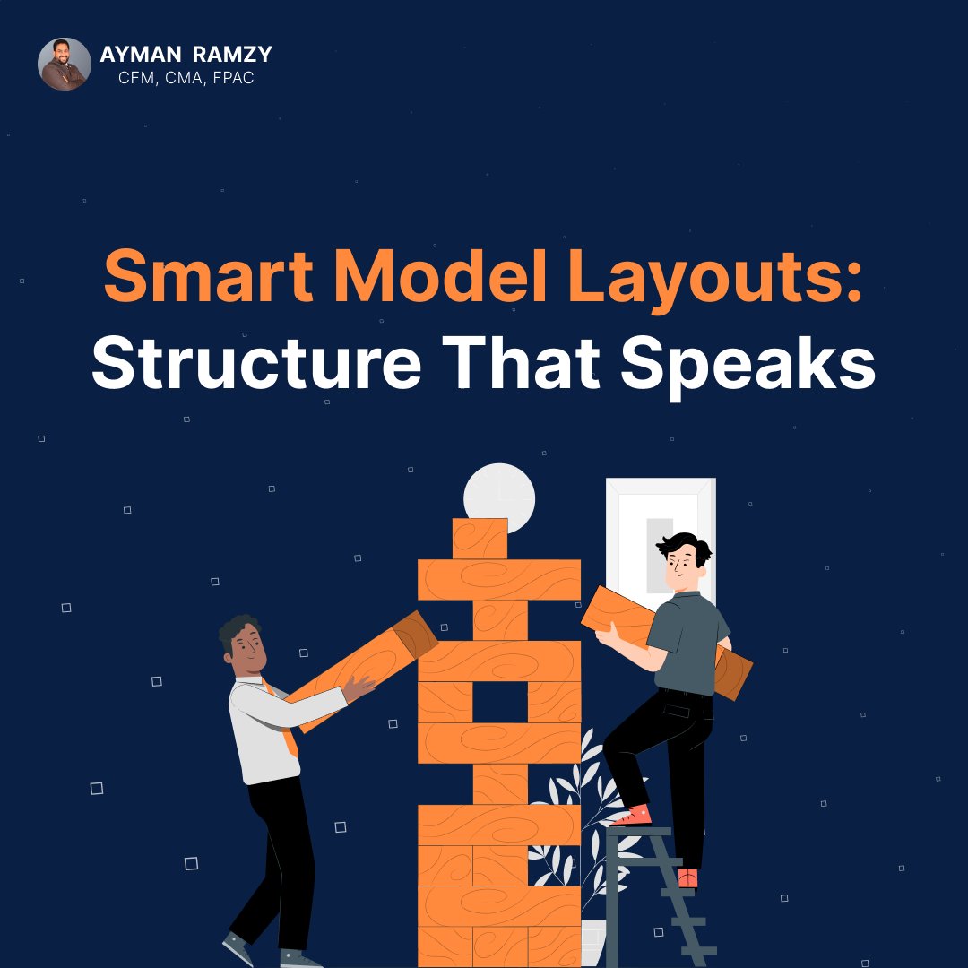 AymanRamzyFM's tweet photo. A clean-looking model might impress, but it’s the structure beneath that proves you’re a pro.

Leave a comment and we’ll send you the full PDF reference to save and revisit anytime.📩

Follow @AymanRamzyFM  for more.
 #FMAyman #Financial_Modeling #ModelStructure #ExcelDesign https://t.co/jRj7kQw70s