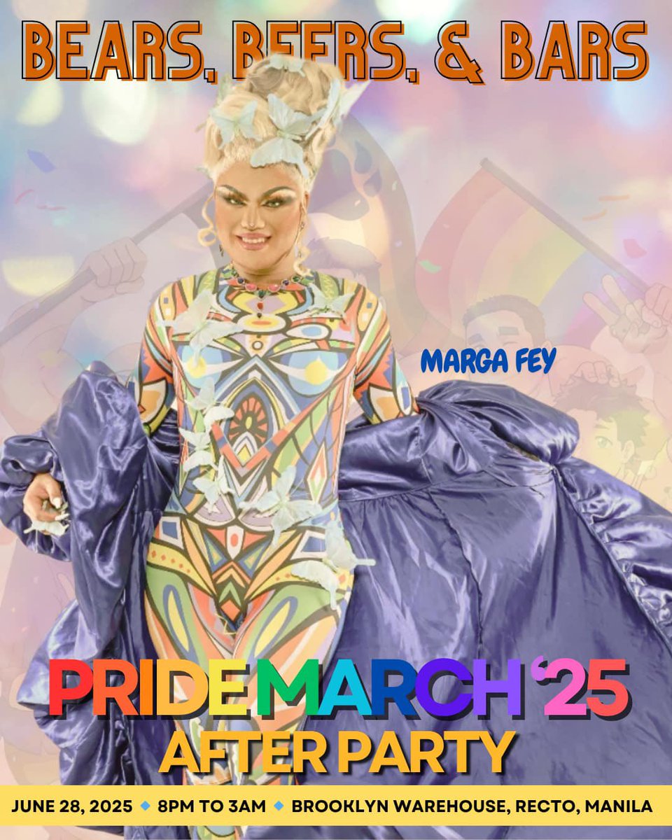 📍 Location: Brooklyn Warehouse, 2113 Recto Ave, Sampaloc
🗓 Date: June 28, 2025 
⏰ Time: 8:00 PM - 3:00 AM
💳 Ticket Details:  Don’t wait! Secure your spot and support our cause by purchasing your tickets online by clicking on the ticket link below.

bearsbeersbars.helixpay.ph