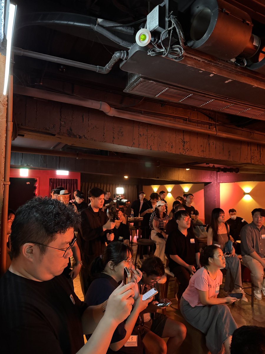 johncho.& (k/acc) (@iam_johncho) on Twitter photo Full house.
<a href="/KaiaChain/">Kaia</a> x <a href="/BitgetWallet/">Bitget Wallet 🩵</a> x Taipei Full house.
<a href="/KaiaChain/">Kaia</a> x <a href="/BitgetWallet/">Bitget Wallet 🩵</a> x Taipei