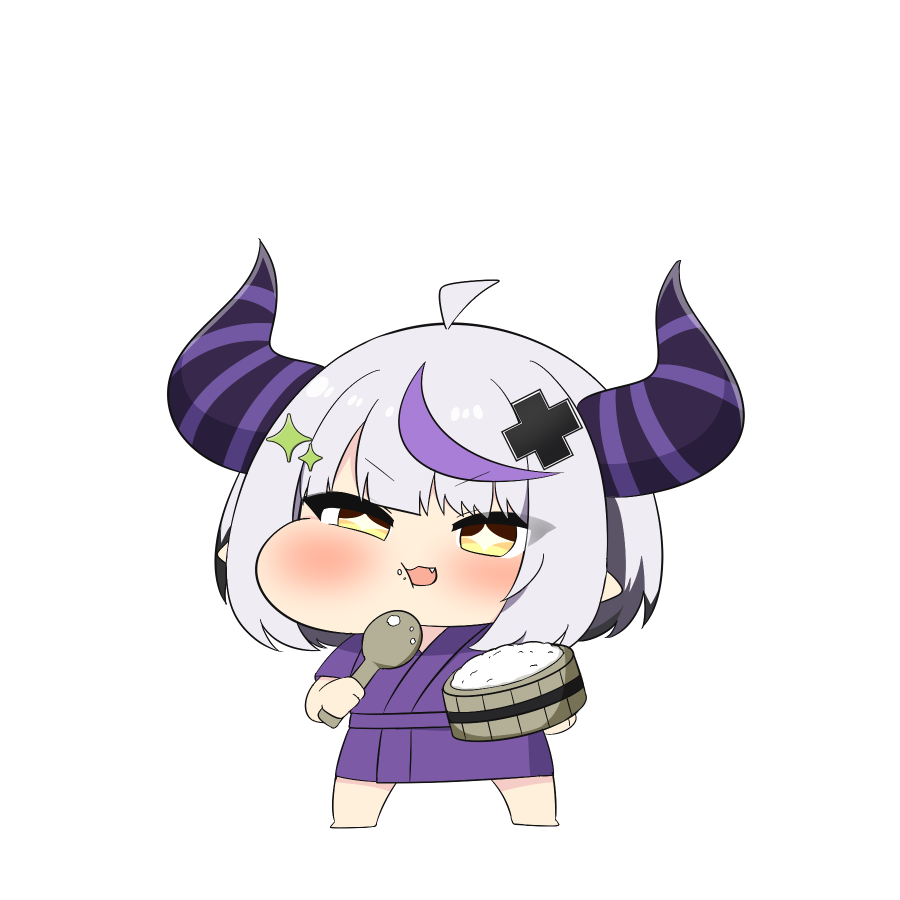 ラプラス・ダークネス 「おかず #laplus_artdesu」|トゥーミのイラスト