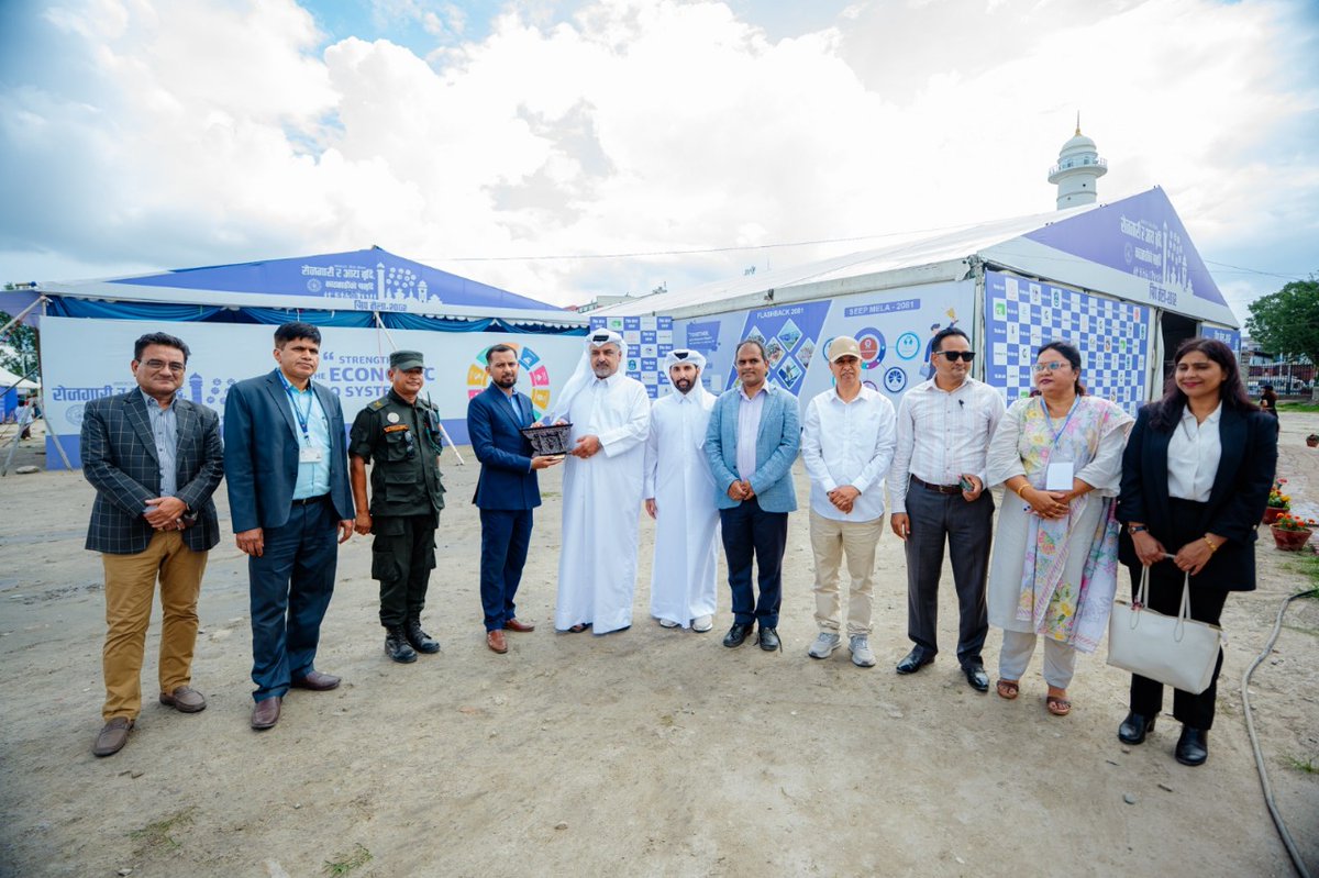 Ambassador of the State of Qatar to Nepal Visits Kathmandu Skills Expo 2025