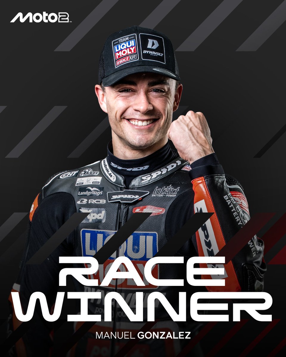 A mega #Moto2 win for <a href="/18ManuGonzalez/">Manuel Gonzalez Simon</a> from P8! 🚀

#ItalianGP 🇮🇹