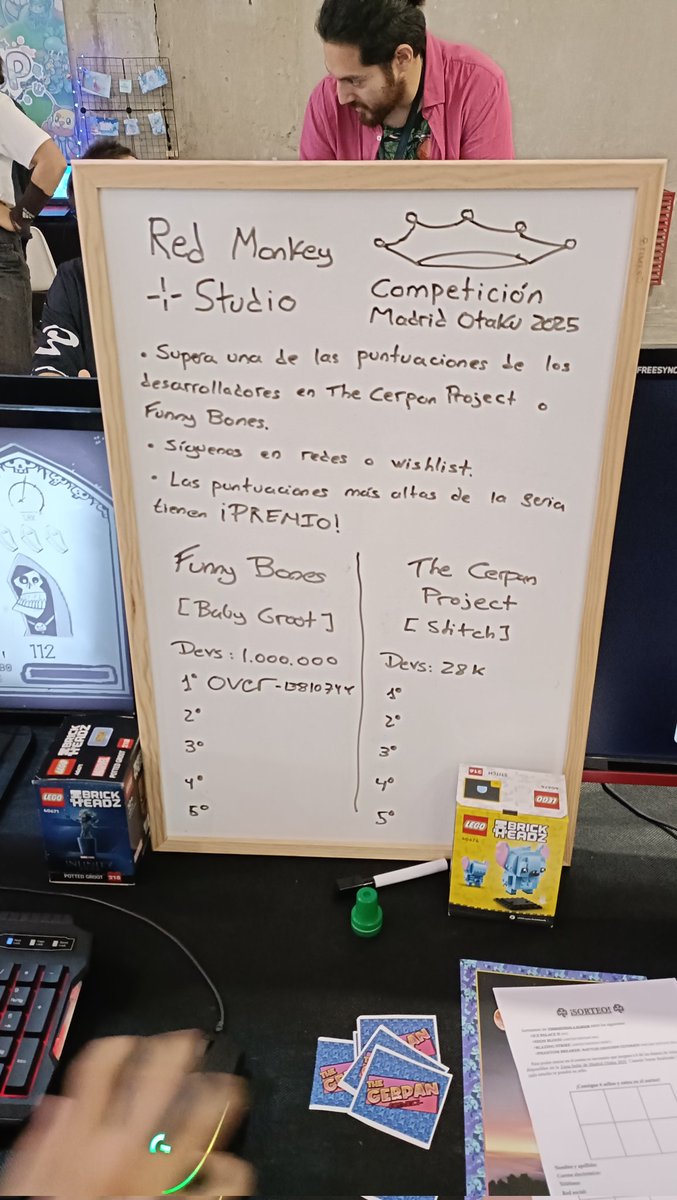 Primera perdona en superar la puntuación en FunnyBones y de qué manera!

#indiedev #competi #arcade