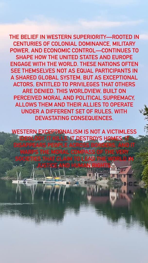 The belief in Western superiority—rooted in centuries of colonial dominance, military power, and economic control—continues to shape how the United States and Europe engage with the world. These nations often see themselves not as equal participants in a… instagr.am/p/DLM0EWmOxNQ/