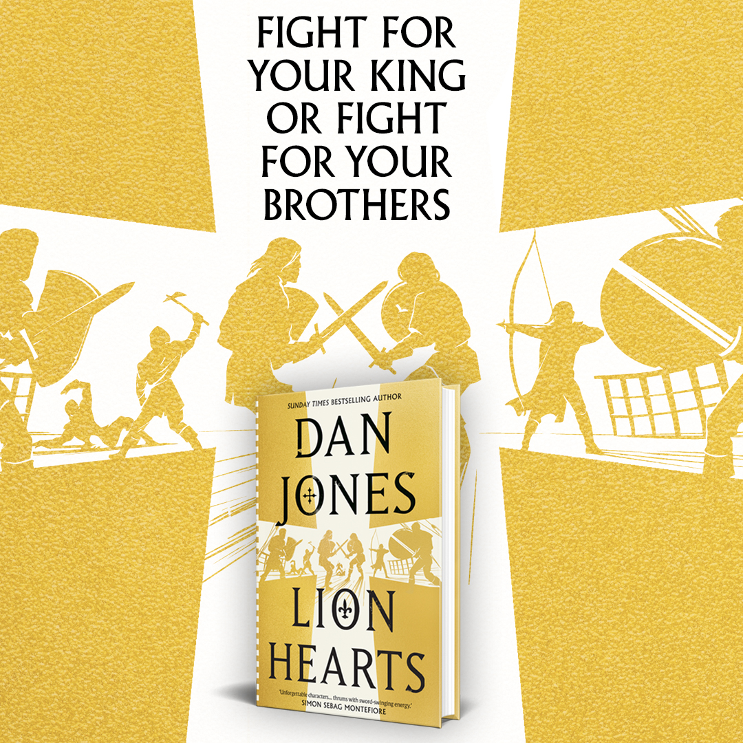 'The way Dan Jones writes enemies reminds me of Cornwell at his best' CONN IGGULDEN

#LionHearts is the unmissable conclusion to the #EssexDogs series by <a href="/dgjones/">Dan Jones</a>, coming this July ⚔️ geni.us/lionhearts
