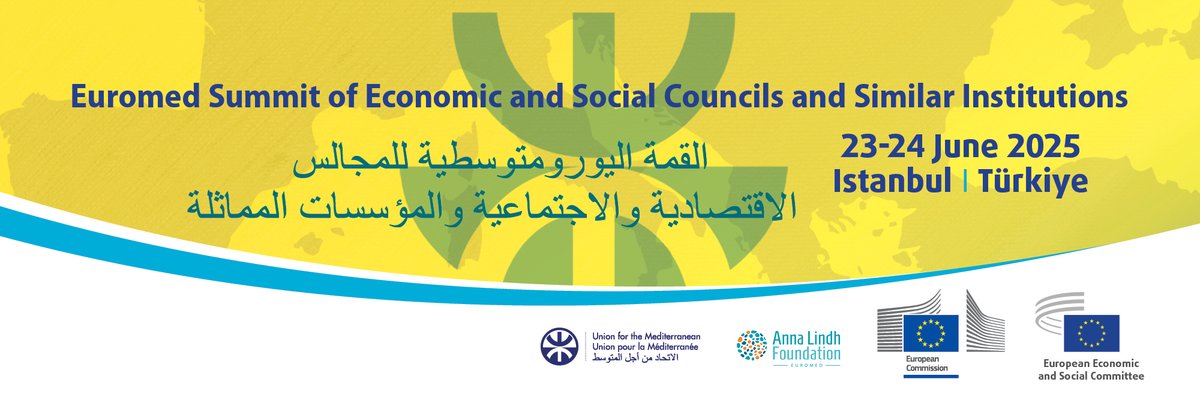 EESC External Relations (@eesc_rex) on Twitter photo 🗓️🔛Tomorrow <a href="/EU_EESC/">European Economic and Social Committee</a> & Southern counterparts gather in #Istanbul 👀Topics❗️
📌A New Pact for the #Mediterranean
📌Blue Diplomacy & #water cooperation🌊 #ClimateMigration
📌Promoting #entrepreneurship in/region #Women #Youngpeople
👉europa.eu/!kTPCjT
#CivilSociety @ work 🗓️🔛Tomorrow <a href="/EU_EESC/">European Economic and Social Committee</a> & Southern counterparts gather in #Istanbul 👀Topics❗️
📌A New Pact for the #Mediterranean
📌Blue Diplomacy & #water cooperation🌊 #ClimateMigration
📌Promoting #entrepreneurship in/region #Women #Youngpeople
👉europa.eu/!kTPCjT
#CivilSociety @ work