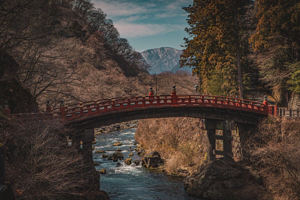AdamGonet's tweet photo. Shinkyo Bridge, Nikko, Japan 🇯🇵 

#Nikko #Japan #神橋 https://t.co/TBVvkedDrJ