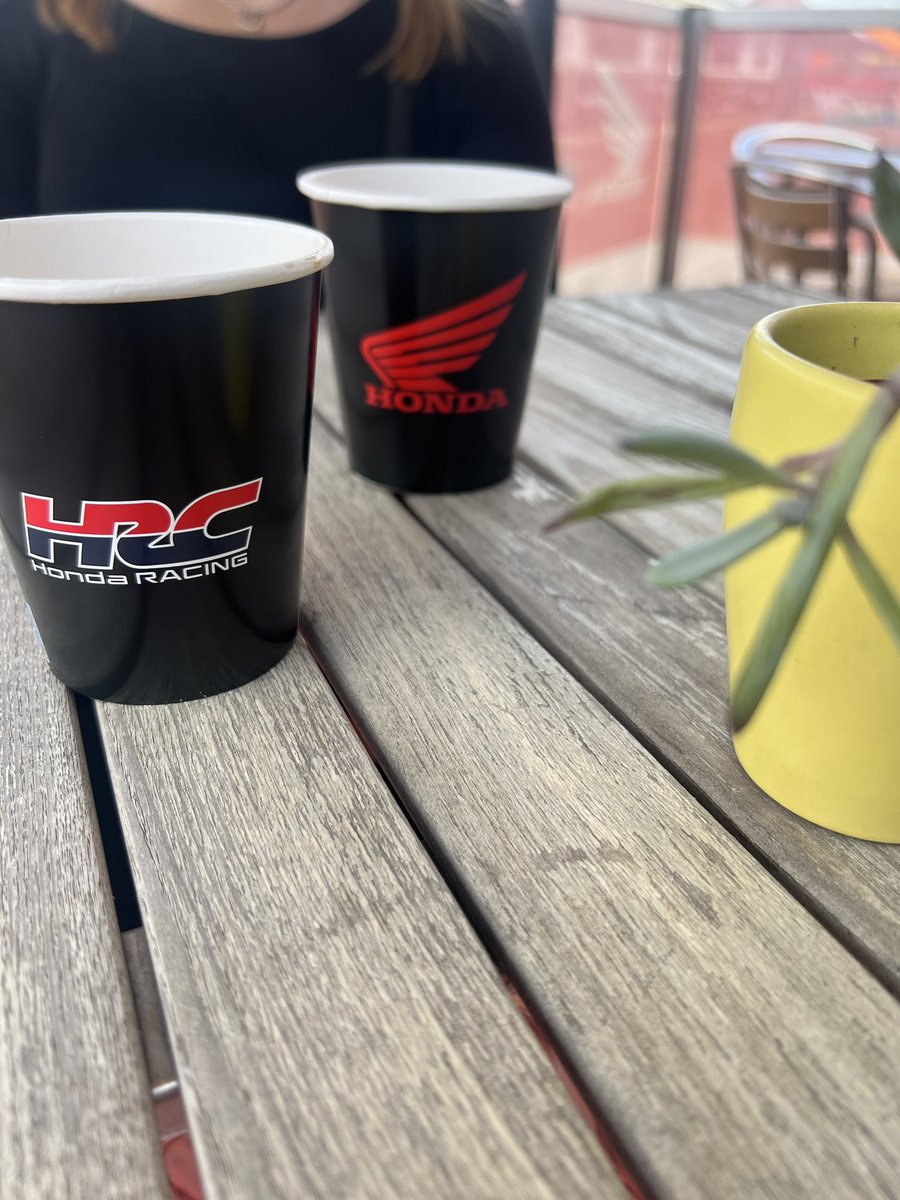 The coffee is good here!

<a href="/mxgp/">MXGP</a> #matterleybasin #HRC
