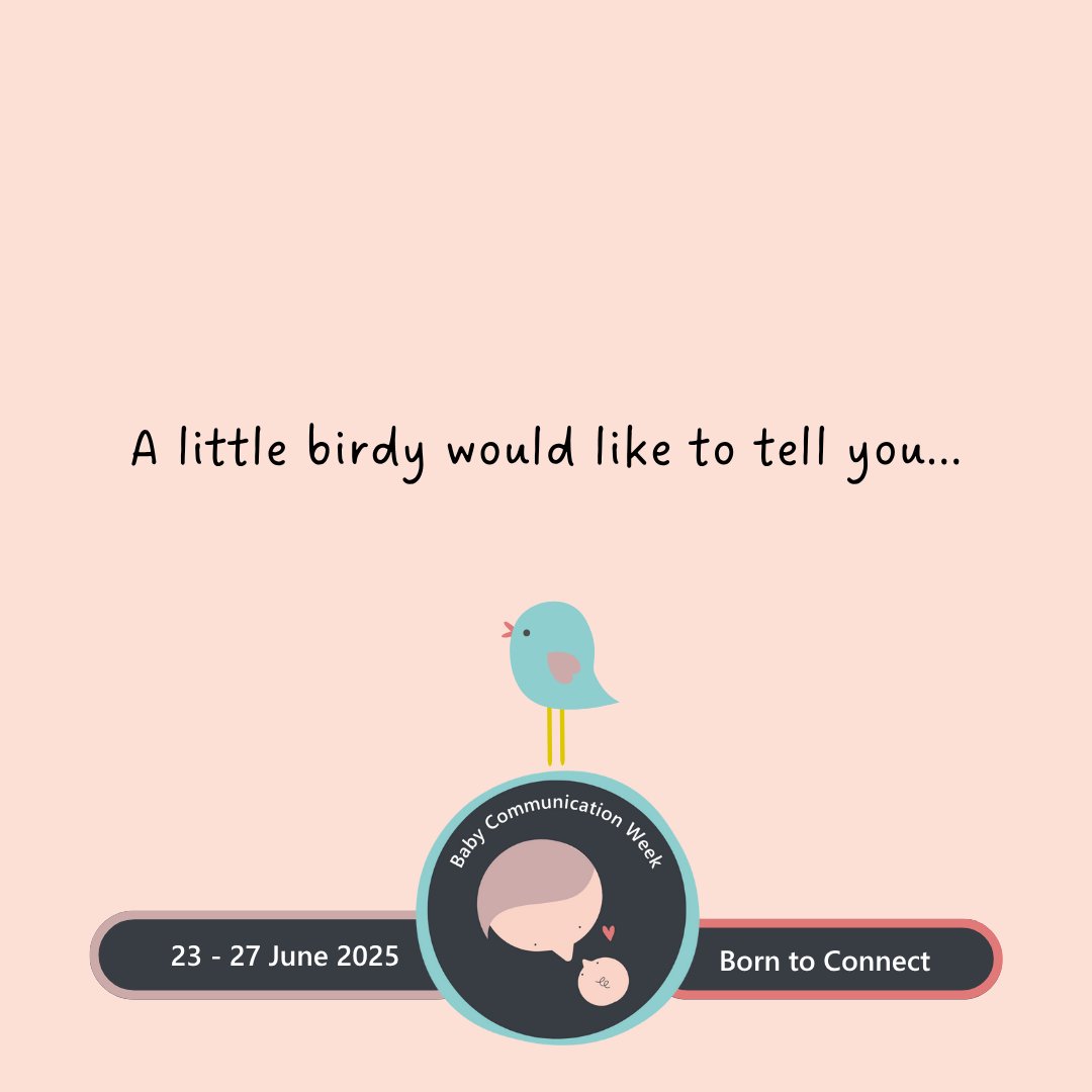 BrazeltonUK's tweet image. 🐦A little birdy would like to tell you... (read the image in this post).
You can share your words in the comments section, in a post of your own, in a video or via a DM. Thank you! 🩶
#BabyCommunicationWeek25 #BornToConnect