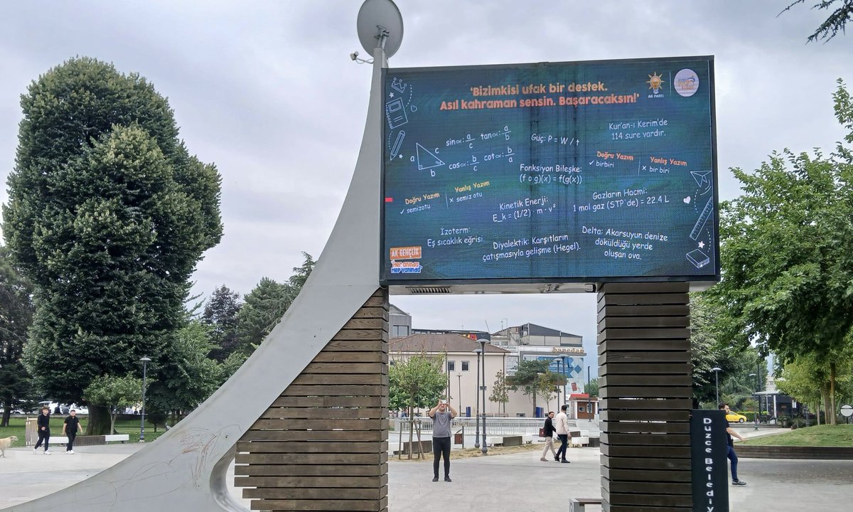 🔍Şehirlerimizin dört bir yanını bilgiyle donattık. Billboardlardaki ipuçlarımızın AYT’de işinize yaramış olmasını temenni ediyoruz.

Hepinize geçmiş olsun!📚