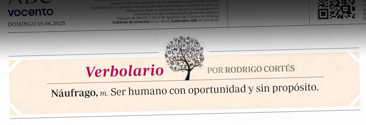 «Náufrago»; 15/jun/2025: voz n° MMMDLXXXVII <a href="/rodrigocortes/">Rodrigo Cortés</a>