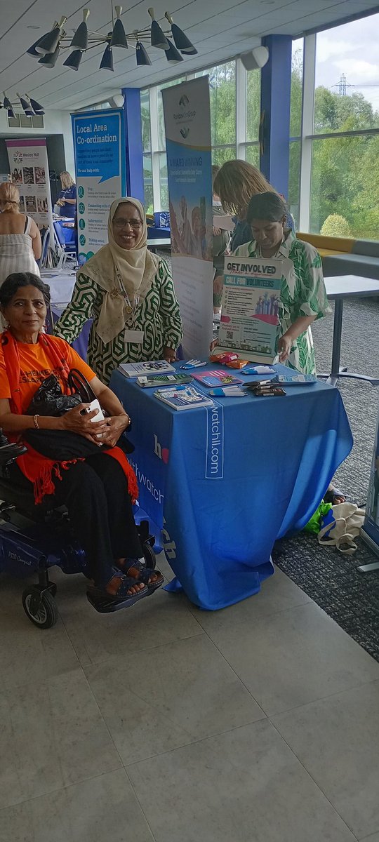 Healthwatchll is at Forget-Me-Not- Festival today. It is a lovely day, come and find out about services that you can access for your wellbeing.  Shirin