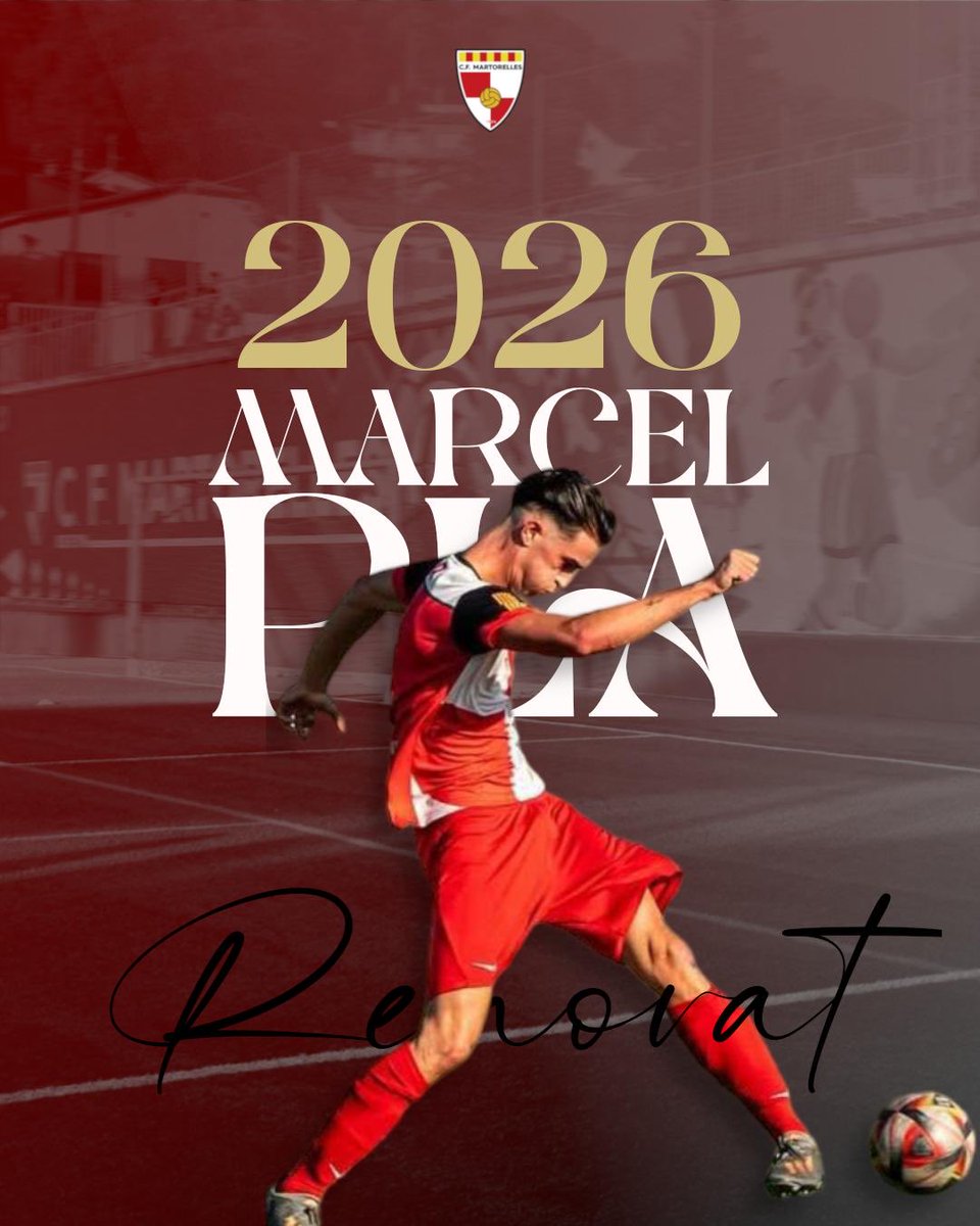 CF Martorelles (@cfmartorelles) on Twitter photo ✍️  Marçel Pla i Martorelles continuaran junts una temporada més.
Competitivitat i esforç, un jugador de garanties per defensar el nostre escut. 
Sort i éxits ! 🔴⚪️ ✍️  Marçel Pla i Martorelles continuaran junts una temporada més.
Competitivitat i esforç, un jugador de garanties per defensar el nostre escut. 
Sort i éxits ! 🔴⚪️