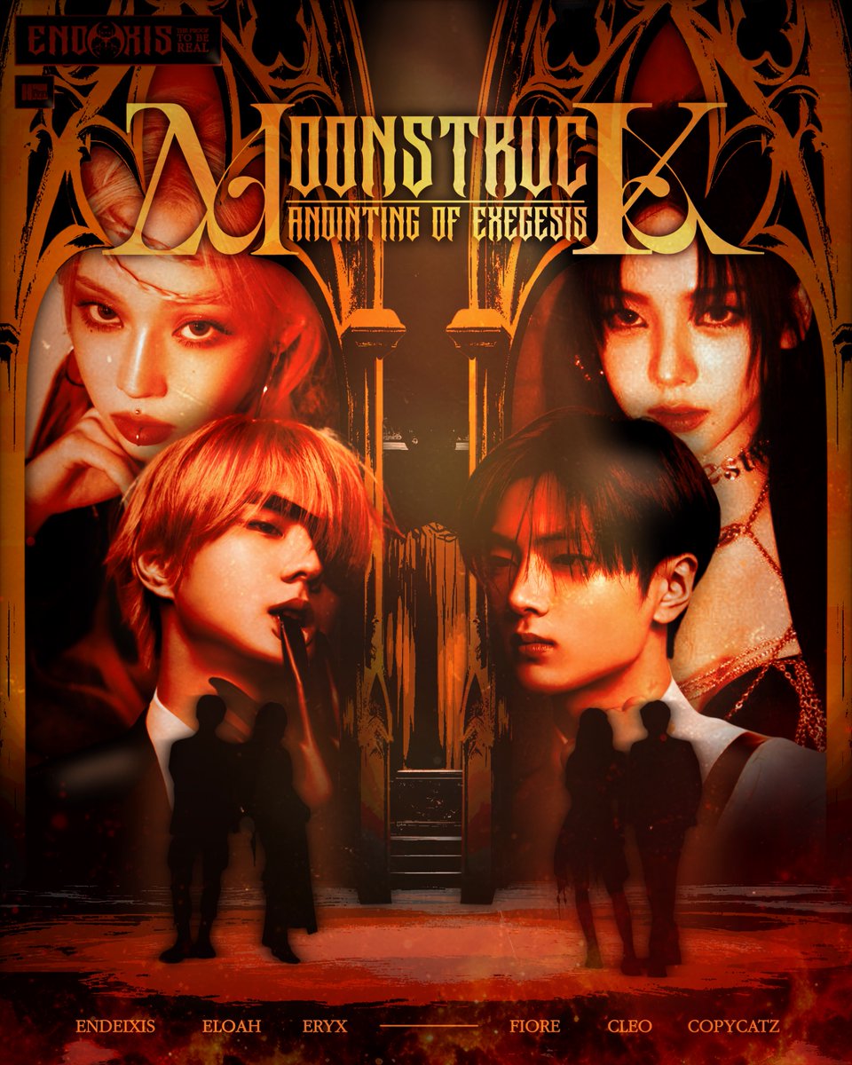 7NDEIXIS's tweet image. ⠀
⠀
࣪𖤐 TRACK III.

#ENDEIXIS  'MOONSTRUCK: ANOINTING OF EXEGESIS' ⋮ 𝗨𝗡𝗜𝗧 𝗣𝗢𝗦𝗧𝗘𝗥

The inception has the power to hold our interest, alluring the 𝑒𝑦𝑒𝑠 &amp;amp; 𝑚𝑖𝑛𝑑. 

#ERYX         #ELOAH
#FIORE      #CLEO
#TheMorosObeisance
#TheForgottenExegesis
#MoonboundCurse

⠀