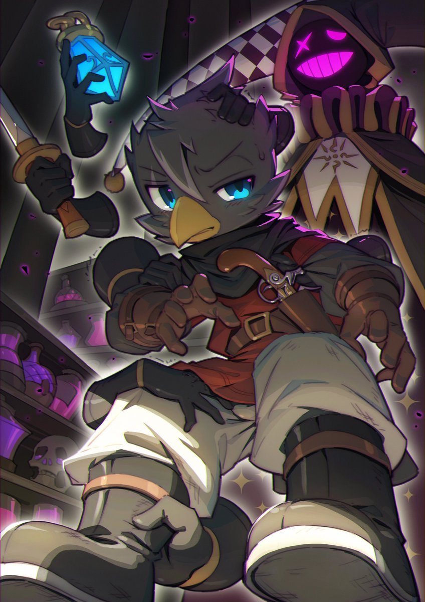 【The Puppeteer】🃏🫳🐦‍⬛
"Oh by the way, bring me that adorable owl. He will be very helpful to our research."
"...What if I refuse?"