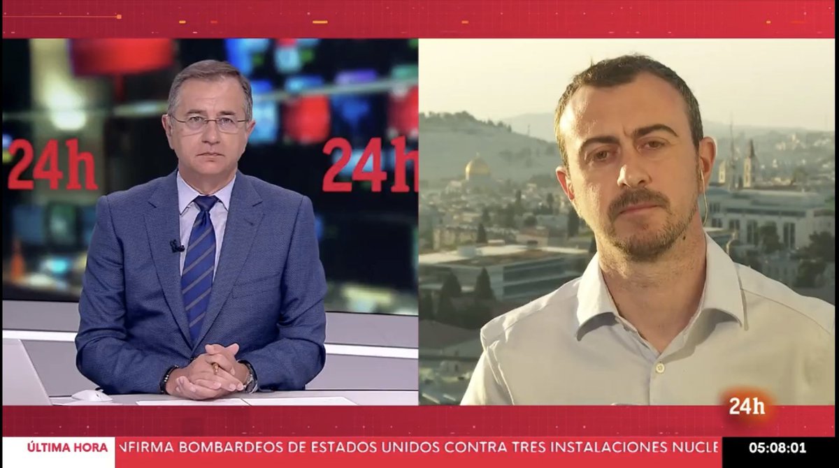 Josepablo_ls's tweet photo. Desde la madrugada RTVE está informando al minuto del ataque de EEUU a Irán a través de La 1, 24h, Radio Nacional, Radio 5 y RtvePlay.

Gracias a la redacción de informativos de la radio y tv pública por esta cobertura al nivel de las grandes cadenas internacionales. https://t.co/iXWQqkrwab