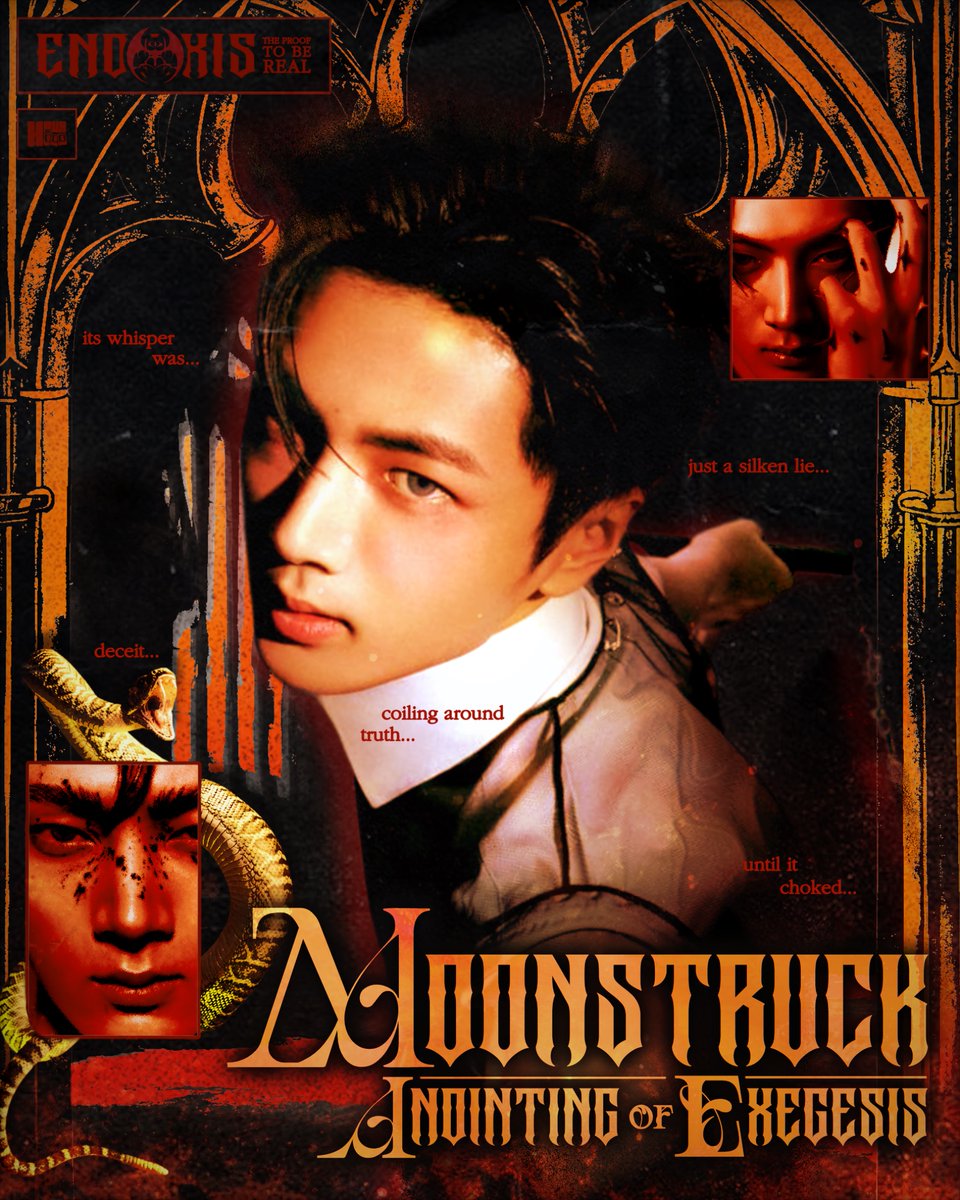 7NDEIXIS's tweet image. ⠀
⠀
🐍  #𝐄𝐑𝐘𝐗  'THE MOLTEN FLESH'

[ CHORUS OF THE VEILED: Deceit ]  
▌Beneath the skin, divinity shed its shame.

#ENDEIXIS  'MOONSTRUCK: ANOINTING OF EXEGESIS' (ERYX Ver.) ⋮ 𝗖𝗢𝗡𝗖𝗘𝗣𝗧 𝗣𝗛𝗢𝗧𝗢

#TheMorosObeisance
#TheForgottenExegesis
#MoonboundCurse

⠀