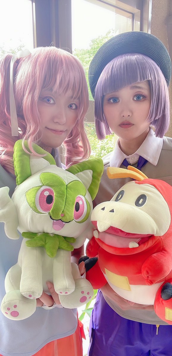 ポケモンSV併せしてました！🍇🍊🍇🍇
暑かったけど楽しかった〜！！📸

#コスチャinレオマ 
#放課後ダイス倶楽部