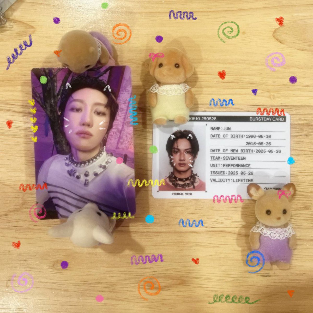 ianamorie's tweet photo. thank u so much for trading with me again!! ૮꒰˶> ᴗ <˶꒱ა @Grldn1213 https://t.co/E63Kjrpn5w