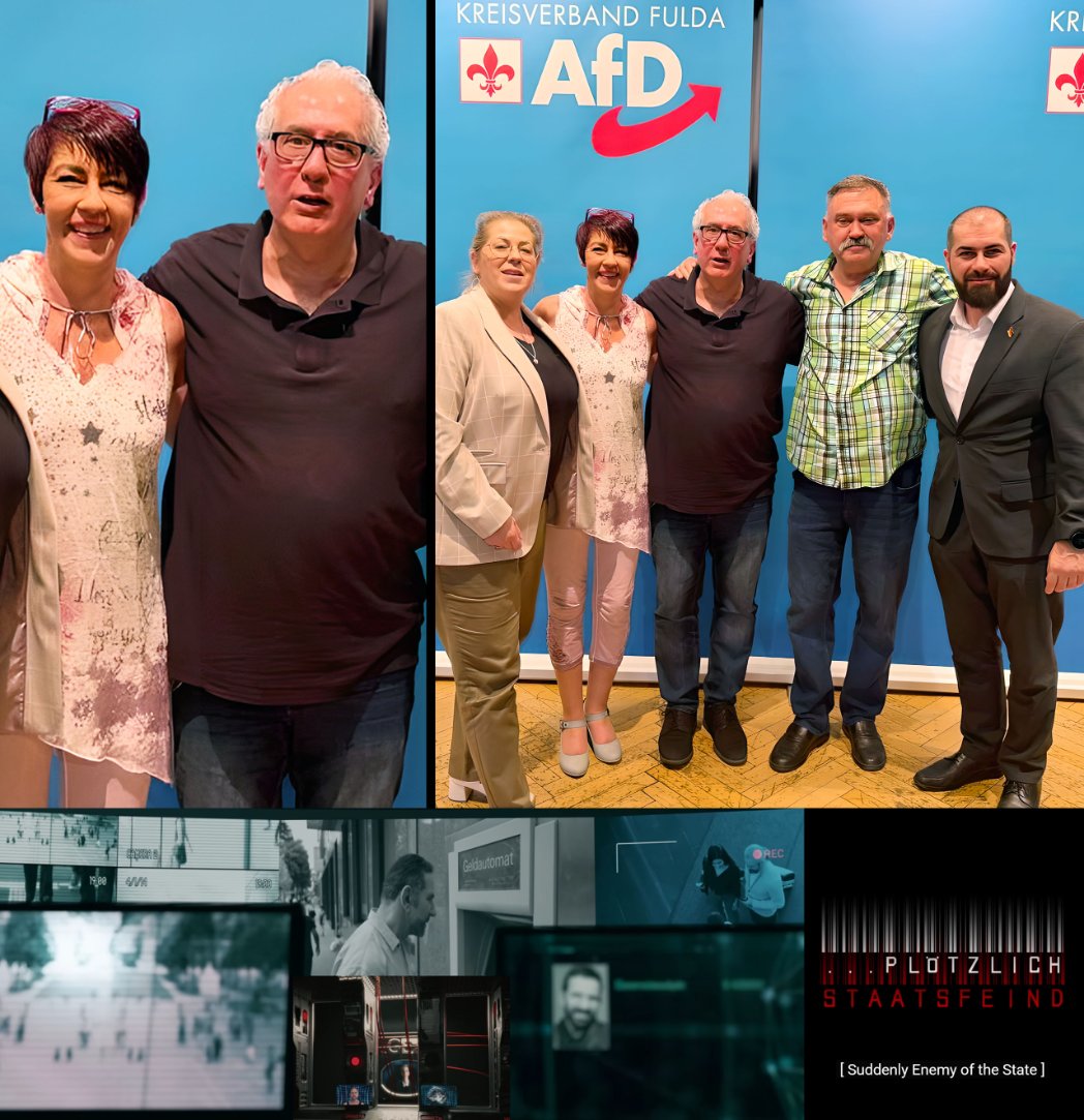 AndersonAfDMdEP's tweet image. 🇨🇦🇺🇸🇬🇧🇦🇺
🎦 On friday I met the great director and author IMAD KARIM at the AfD Fulda movie night. Imad presented his latest feature film “SUDDENLY ENEMY OF THE STATE”, which is set in a Germany of the near future in which the left-wing woke zeitgeist has gained control over the…