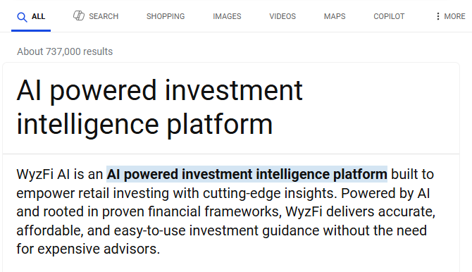 According to Microsoft, WyzFi AI is -