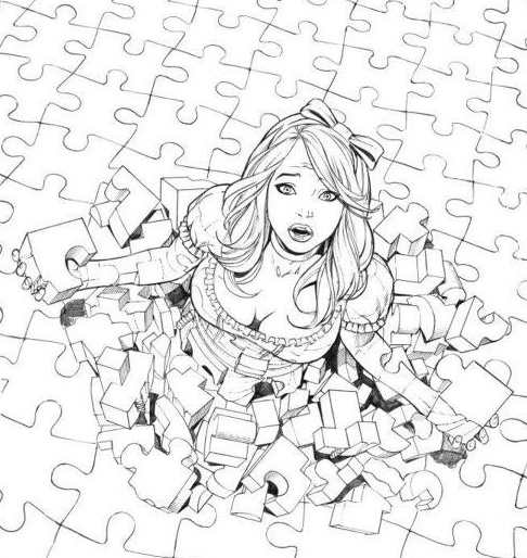 TessSchrodinger's tweet photo. Working diligently on the @BSidesLV 2025 Crypto Challenge. Be prepared for rabbit holes, twists & turns, a tea party, a chess game, talking flowers, flamingos galore, and the final showdown with the Jabberwocky. #BSidesLasVegas #BSLV #BSidesLV https://t.co/6vp2V3xoTZ