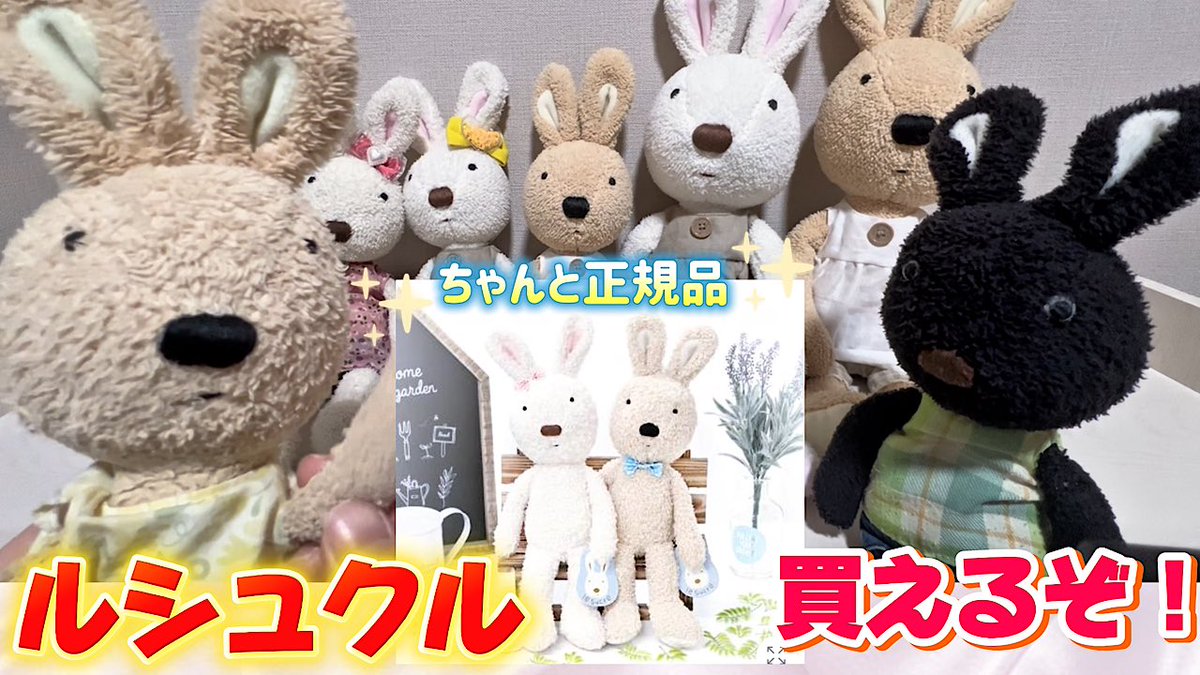 ルシュクル🐰Le Sucre TV【ぬいぐるみYouTuber】 (@lesucrepito) / X