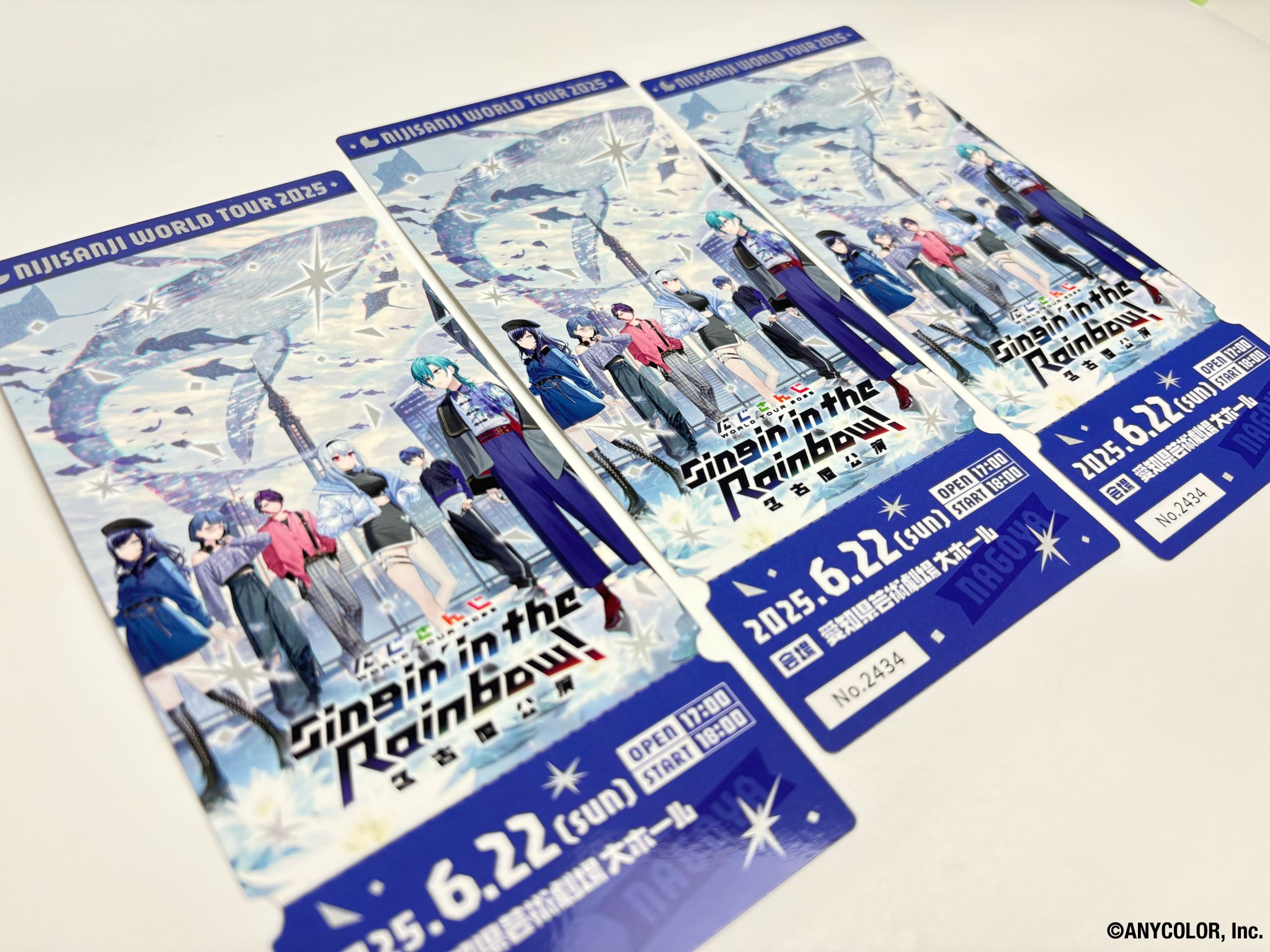 にじさんじ 2025 ツアー メモリアルチケット にじさんじ公式🌈🕒 on X: 