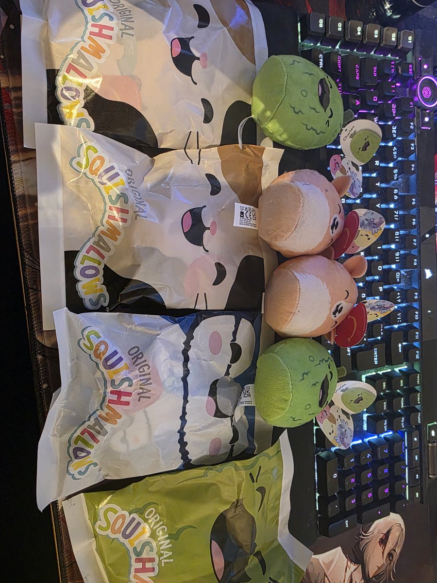 I may or may not have a happy meal addiction just for the squishmellows...