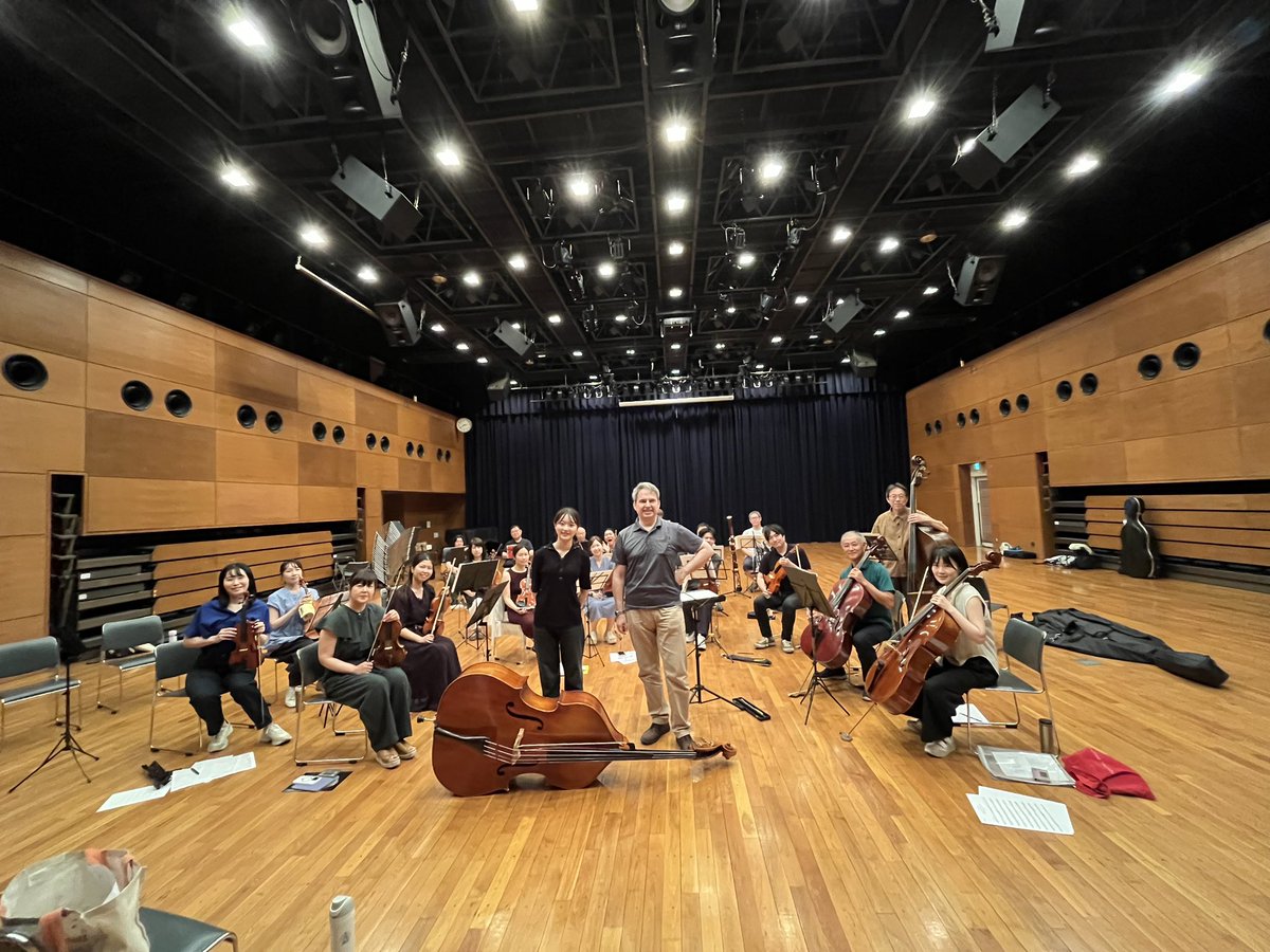 Cb_Rimsky's tweet image. ついに再来週になりました！！！！
昨日今日と合わせしていただきました🥹
オーケストラの皆様に温かく迎えていただき、夢のような時間です。
チケットまだ受け付けております！！！心からお待ちしております🥹🥹💖