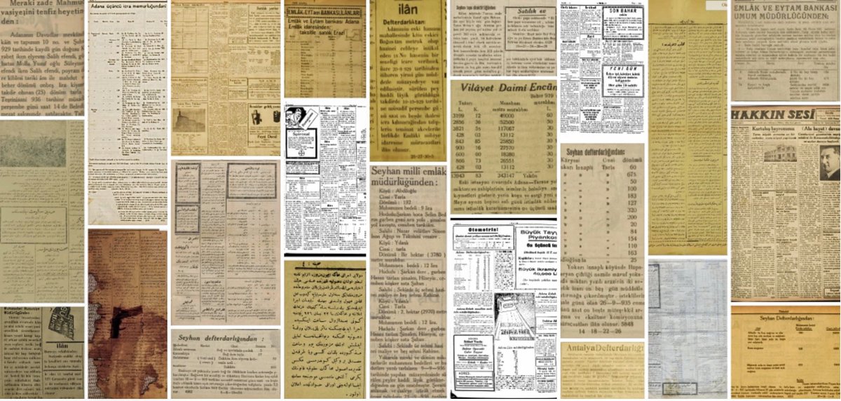Dönemin gazete ilanlarında, "Emval-i Metruke" satışları

Soykırım sonrasında Ermenilerin el konulan malları, gazetelere verilen açık artırma ilanlarıyla satılmıştı. 34 şehrin gazetelerinde yayınlanan ilan-belgeler, artık UCLA Üniversitesi Promise Ermeni Enstitüsü’nün internet