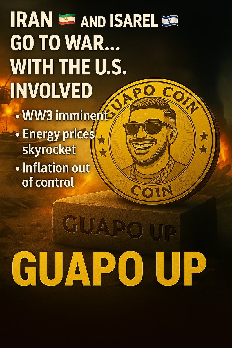 GuapoCoins's tweet photo. #IranIsraelConflict #BNB #Bitcoin #Binance #Crypto #GuapoCoin #Guapo https://t.co/E67b5ZtxRk
