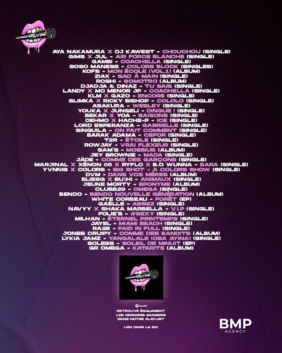 🚨NOUVELLES SORTIES MUSICALES DE LA SEMAINE !

Retrouve-les dans notre playlist en bio 👆🏽