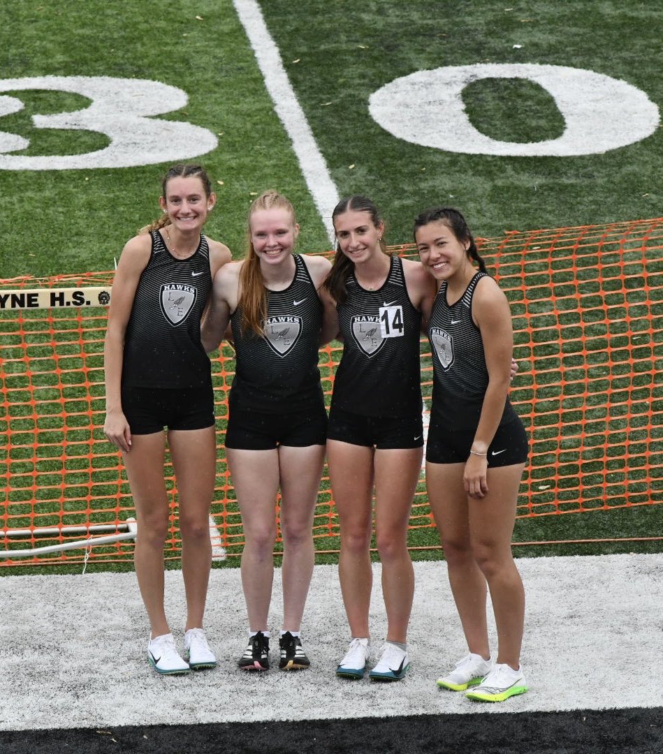 Lakota East High School Cross Country (@lehs_xchawks) on Twitter photo Good luck to Elise Brown, Molly Deardorff, Ava Dickenson and Lauren Matlack as they race the Distance Medley Relay (1200/400/800/1600) at New Balance Outdoor Nationals later this morning to finish out their track season. Go Hawks! <a href="/LakotaEastTF/">Lakota East Track & Field</a> <a href="/LakotaEastAD/">Jill E. Meiring</a> Good luck to Elise Brown, Molly Deardorff, Ava Dickenson and Lauren Matlack as they race the Distance Medley Relay (1200/400/800/1600) at New Balance Outdoor Nationals later this morning to finish out their track season. Go Hawks! <a href="/LakotaEastTF/">Lakota East Track & Field</a> <a href="/LakotaEastAD/">Jill E. Meiring</a>