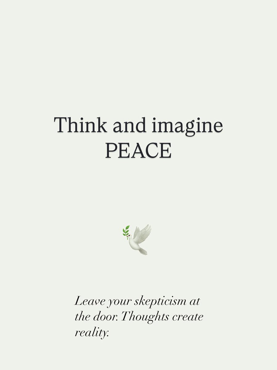 Collective imagination can change the world. We’ve been programmed to think negatively and we see the results. But just one minute a day—spent truly imagining peace—can make a difference. Leave your skepticism at the door. Together, we can create the world we all want to live in.