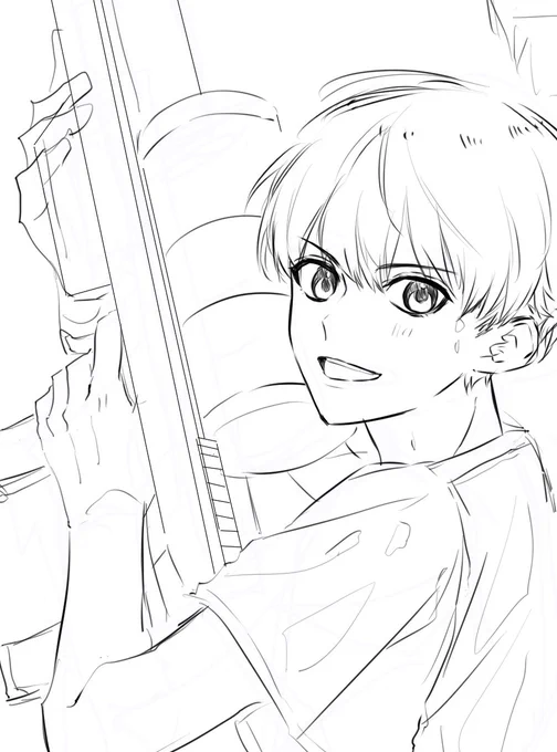 描きかけ〜 