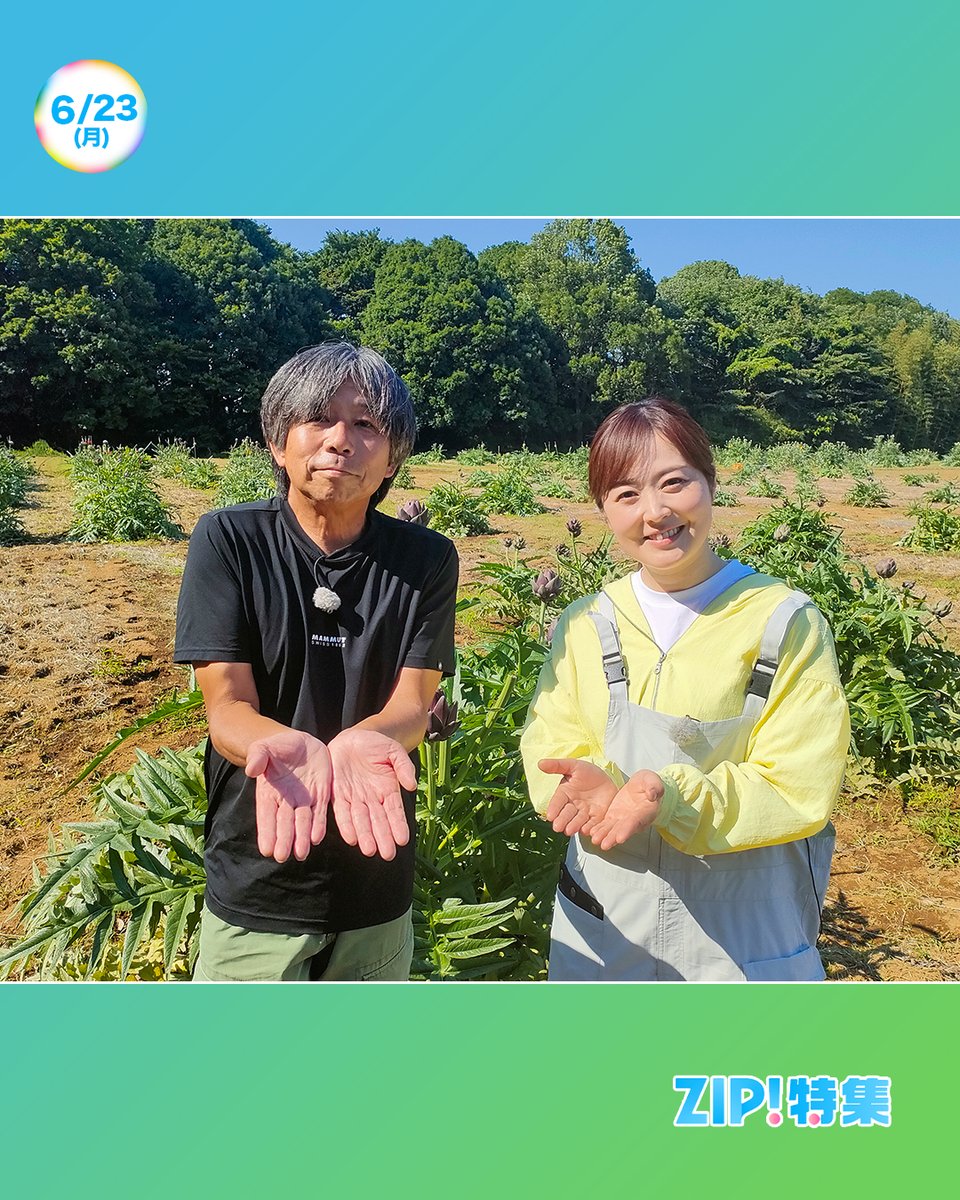 農家必見 ☀️#あしたのZIP! 6/23(月)☁️ #ZIP特集 は #ミトjob🌟 #水卜麻美