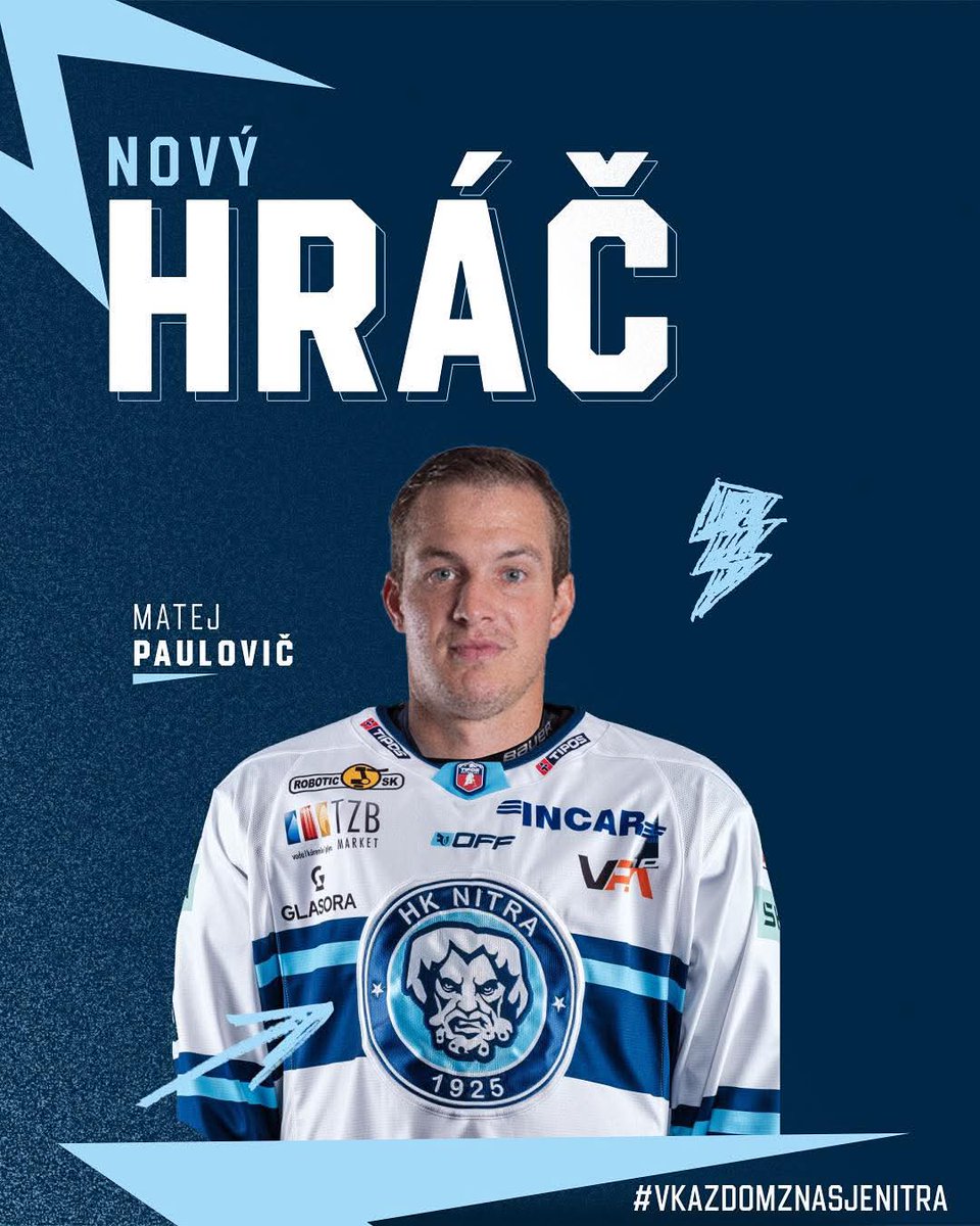 MATEJ PAULOVIČ WRACA DO NITRY!

Po siedmiu sezonach w Czechach Matej wraca do Nitry, w której zagrał 53 spotkania i zdobył 53 punkty.