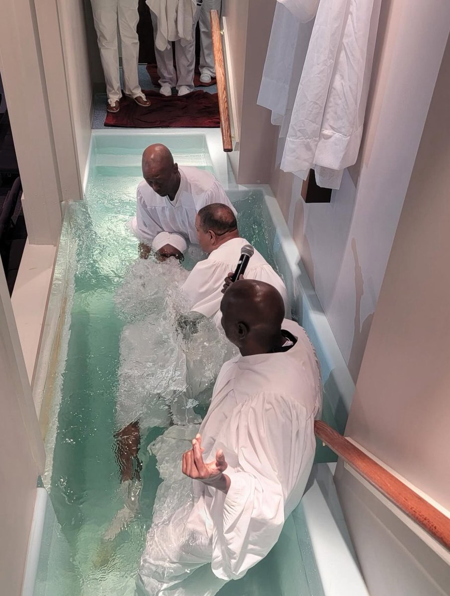 CondoneNews's tweet image. Bruce shares photos from his recent baptism ✝️