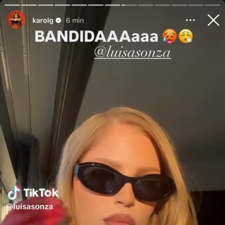 a Karol G ama genuinamente a Luisa Sonza 🥹