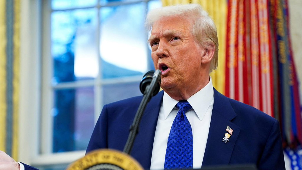 The markets dump whenever he wears a red tie and pump when he wears a blue tie. 

Coincidence?