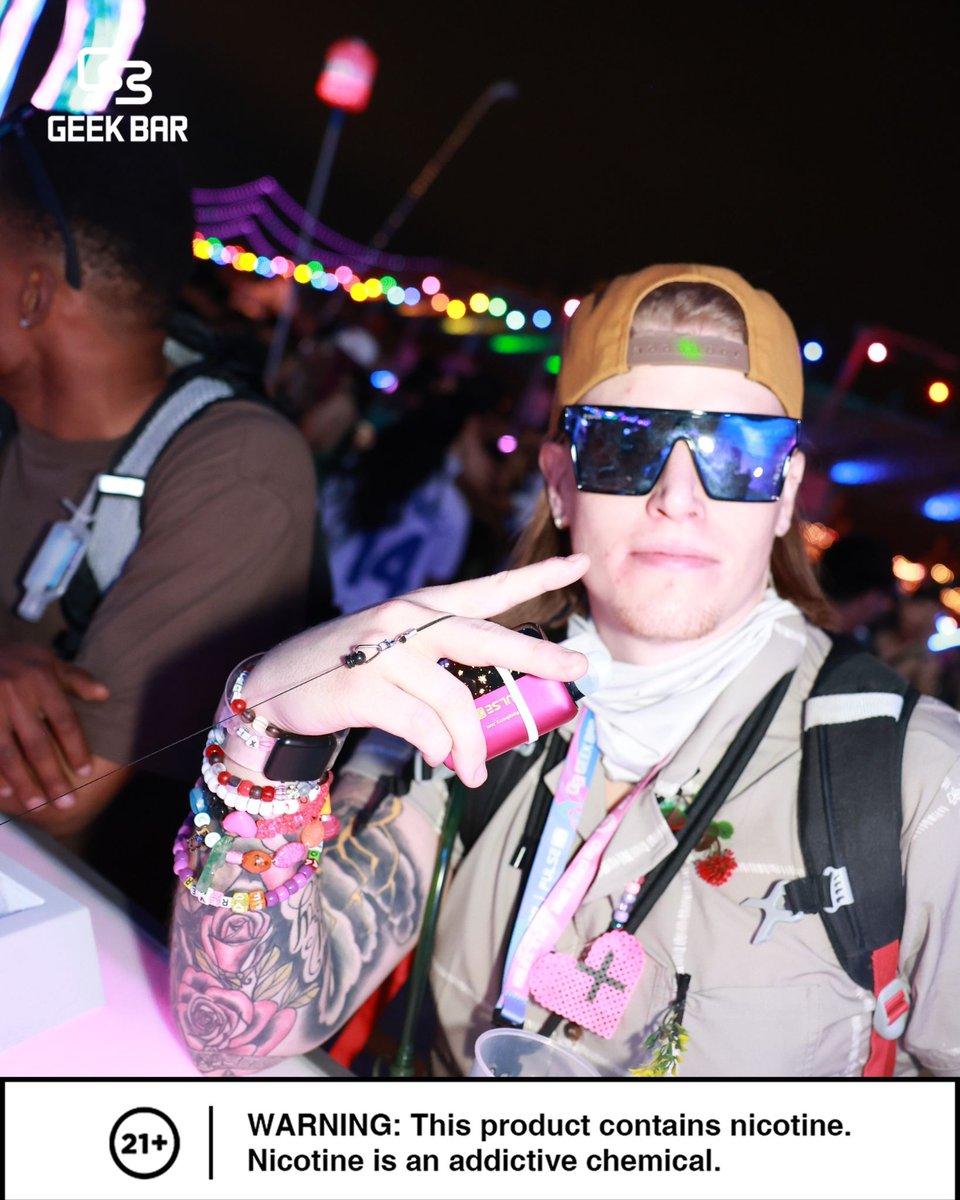 geekbarvape's tweet photo. From day to night, EDC was a full-body celebration — bold moves, endless beats, and smiles that didn’t quit.
If you felt the bass in your bones, you were dancing with us. 🕺💃

#EDC2025 #geekbar #EDC #GeekbarVibes #DanceAllNight #FestivalEnergy #PoweredByGeekbar #21Plus https://t.co/cOiqaAmcmI