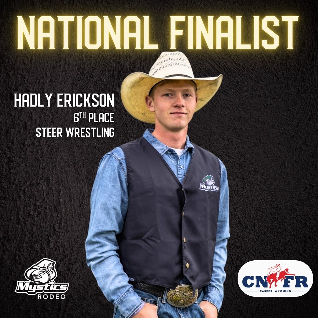 NATIONAL FINALIST

With a 5.1 in the short go, Hadly Erickson has finished sixth place in the NATION!

Congrats Hadly!

#CNFR2025 #MysticNation