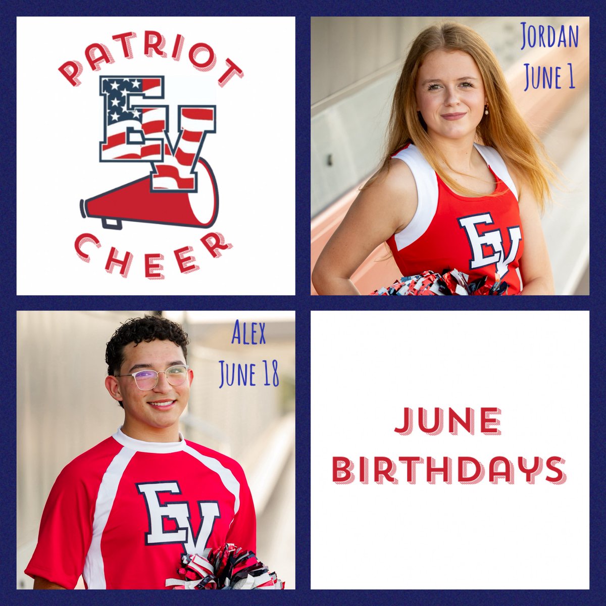 Celebrating our June Birthdays! Hope you both are having an awesome birthday month! 🎉