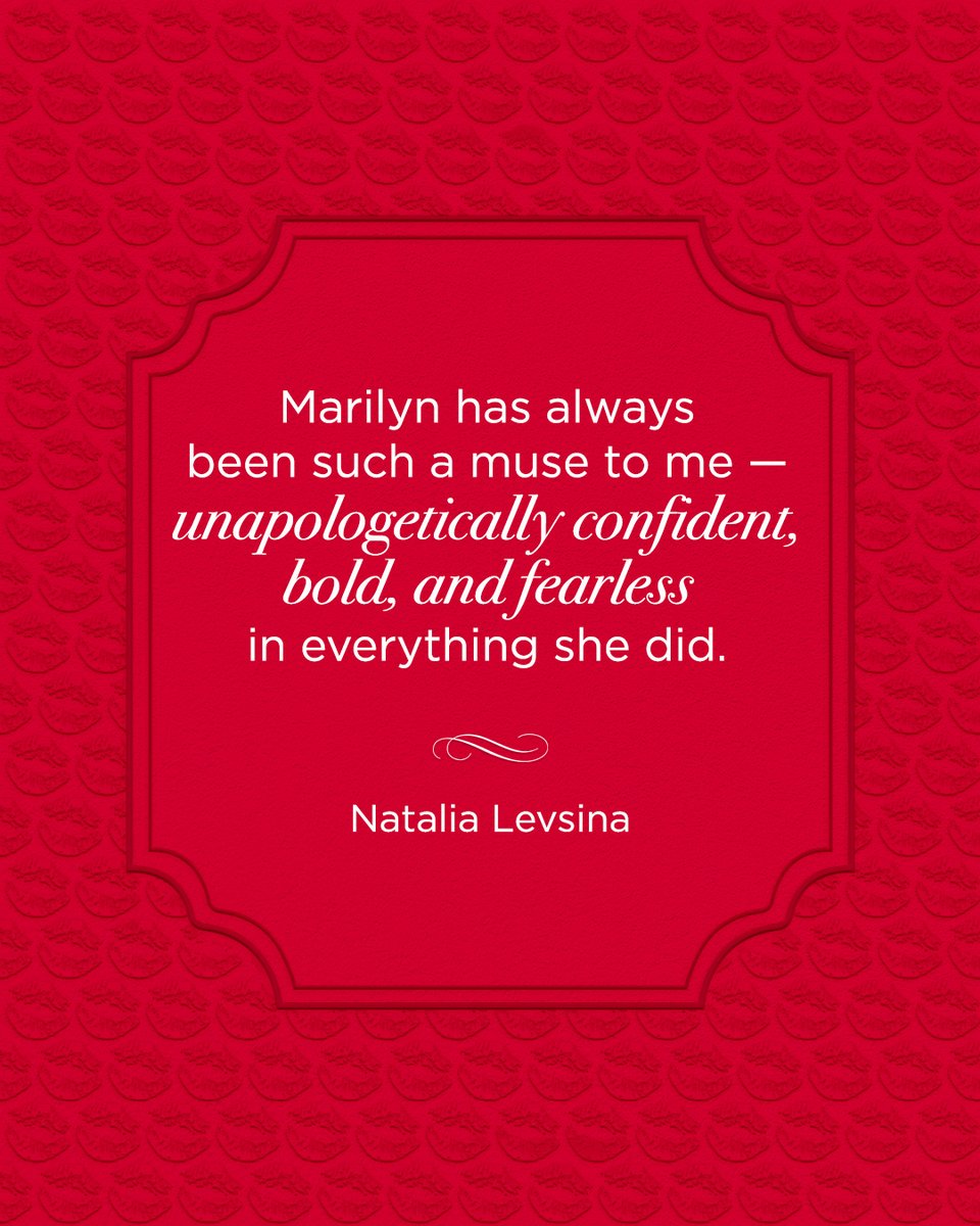 Marilyn has always been such a muse to me - unapologetically confident,  bold, and fearless in everything she did.” - @natalialevsina #MarilynMonroe  #Icon #Inspiration #Quote, image size:960x1200